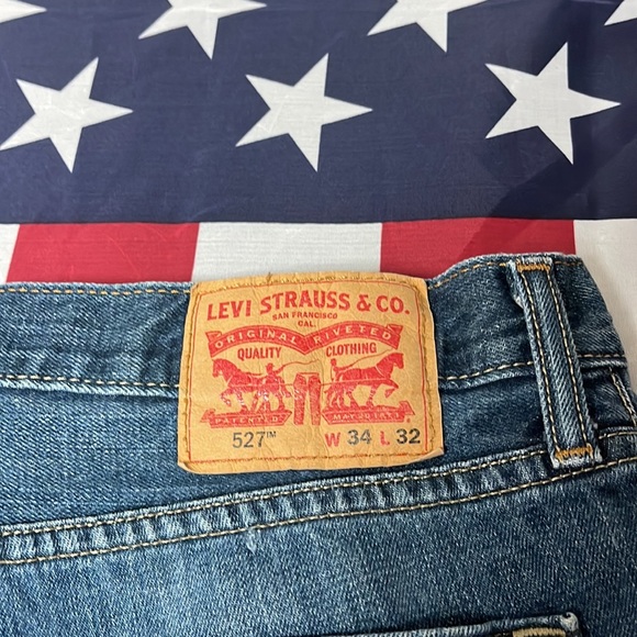 Levi’s Strauss 527 mens 34/32 medium  Indigo - Picture 4 of 4